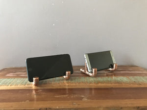 Copper Pipe Industrial design smartphone stand 