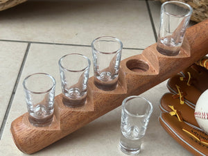 Base Ball Bat Tequila Shot Tray