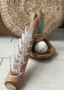 Base Ball Bat Tequila Shot Tray