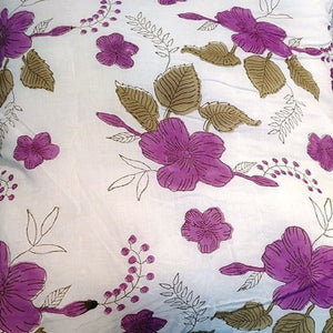 Sweet Violet Filled Kantha Quilt