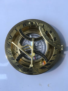Adventurer's Fully Functional Sundial And Compass