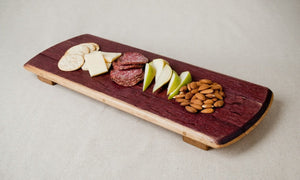 WINE INFUSED Wine Barrel Cheese Board