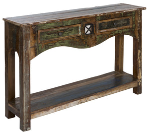 AMURU Hallway Reclaimed Wood Console Table 